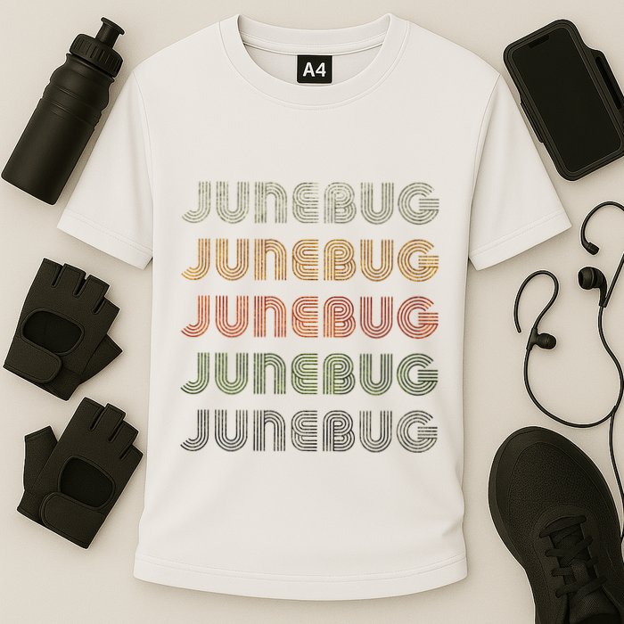 Love Heart Junebug Grunge Style Black Junebug Cooling Performance Crew T-Shirt