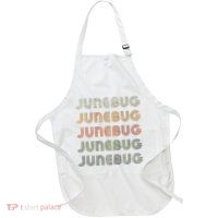 Love Heart Junebug Grunge Style Black Junebug Apron
