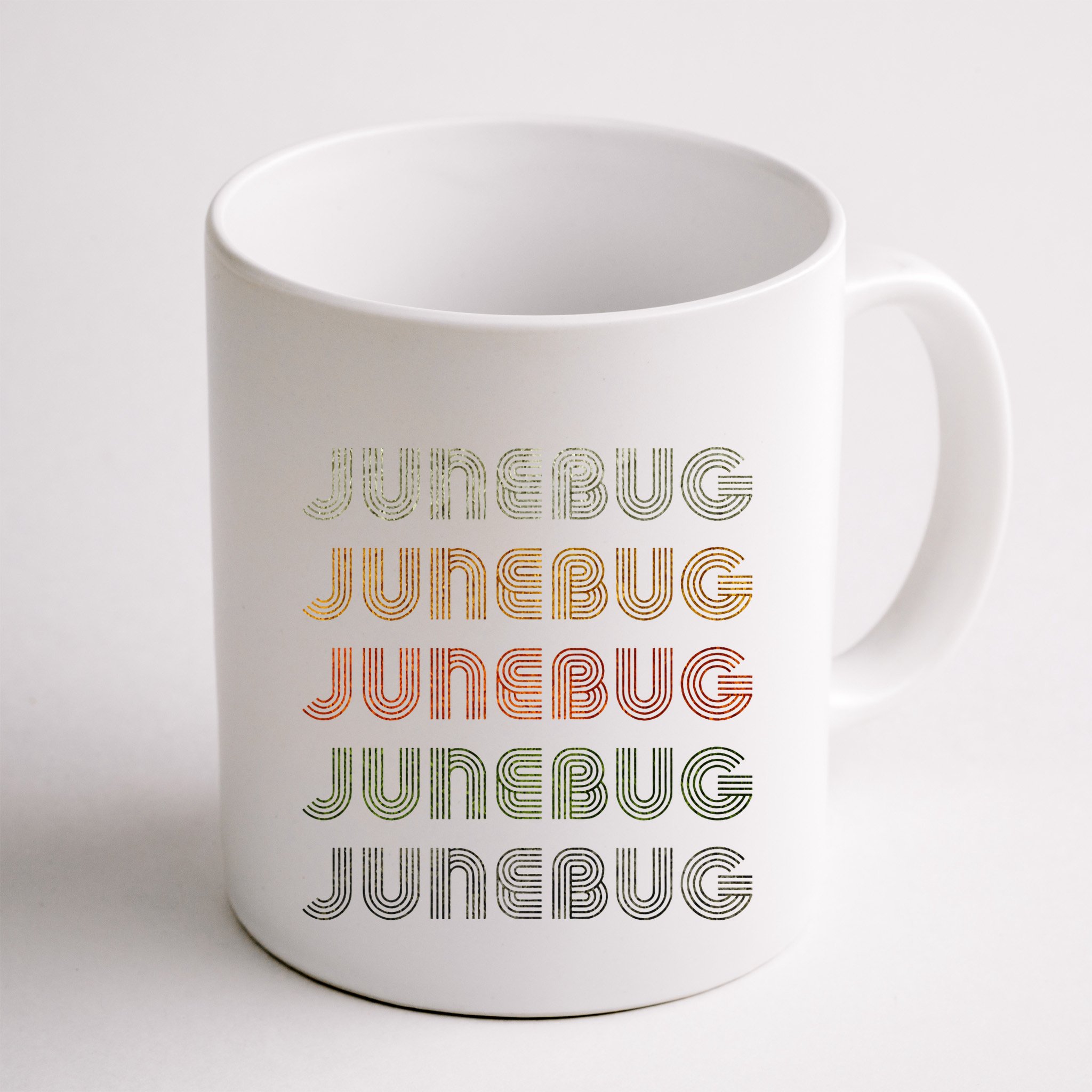 Love Heart Junebug Grunge Style Black Junebug Mug