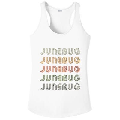Love Heart Junebug Grunge Style Black Junebug Ladies PosiCharge Competitor Racerback Tank