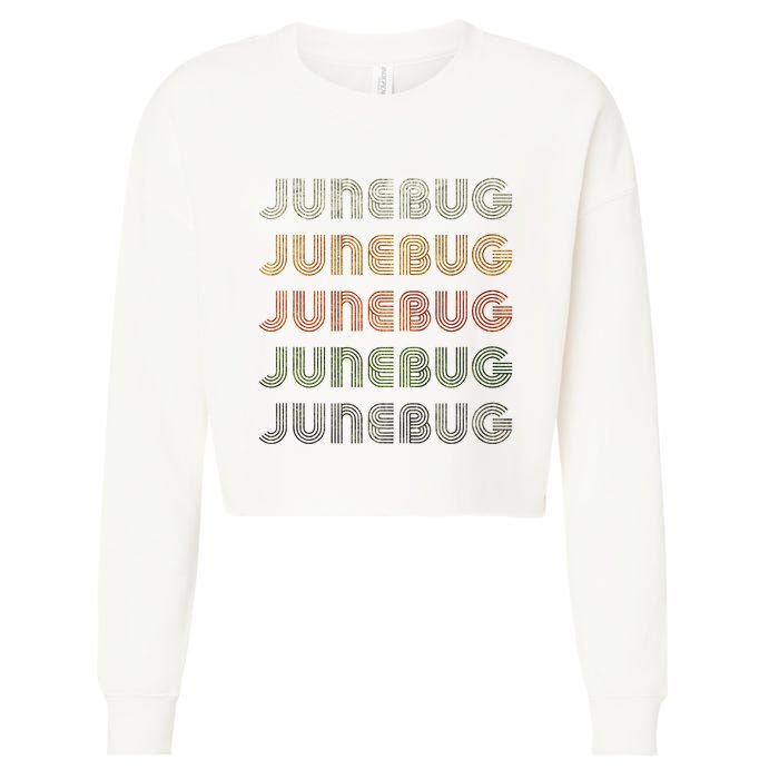 Love Heart Junebug Grunge Style Black Junebug Cropped Pullover Crew