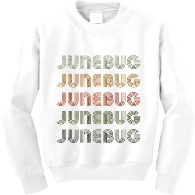Love Heart Junebug Grunge Style Black Junebug Kids Sweatshirt