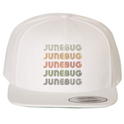 Love Heart Junebug Grunge Style Black Junebug Wool Snapback Cap