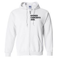 Liam Hendriks Kicked Cancer’s Ass Full Zip Hoodie