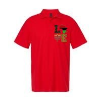 LOVE Happy Kwanzaa Decorations Africa Map Kinara Candles Softstyle Adult Sport Polo