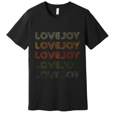Love Heart Lovejoy Grunge Vintage Style Black Lovejoy Premium T-Shirt