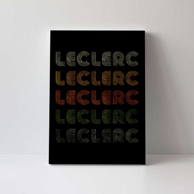 Love Heart Leclerc Grunge Style Black Leclerc Canvas