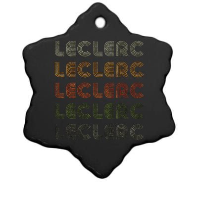 Love Heart Leclerc Grunge Style Black Leclerc Ceramic Star Ornament