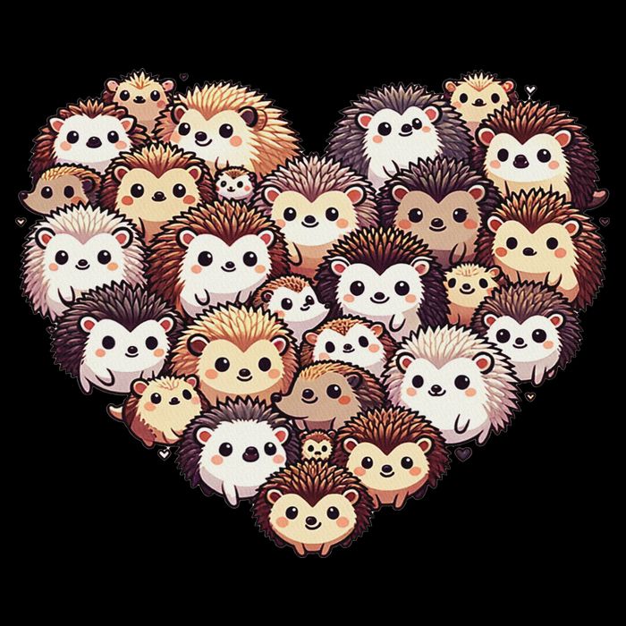 Lovely Hedgehog Lover Hedgehogs Cooling Performance Crew T-Shirt
