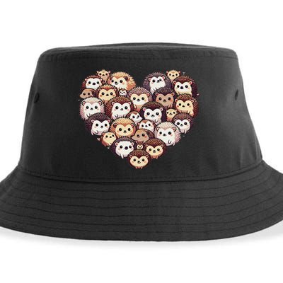 Lovely Hedgehog Lover Hedgehogs Sustainable Bucket Hat