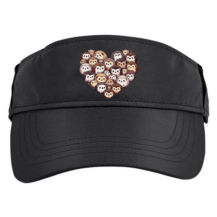 Lovely Hedgehog Lover Hedgehogs Adult Drive Performance Visor