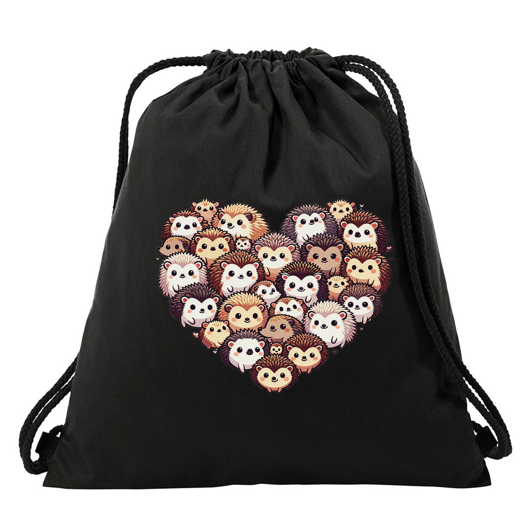 Lovely Hedgehog Lover Hedgehogs Drawstring Bag