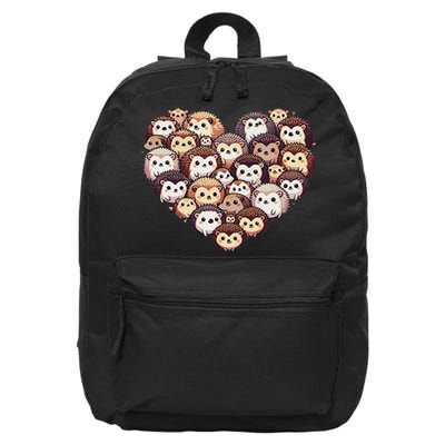 Lovely Hedgehog Lover Hedgehogs 16 in Basic Backpack