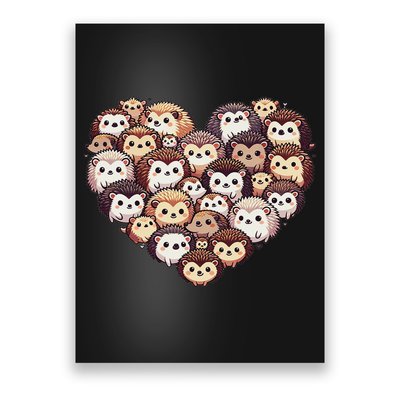 Lovely Hedgehog Lover Hedgehogs Poster