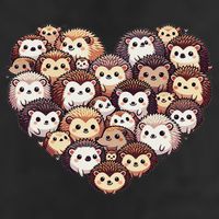 Lovely Hedgehog Lover Hedgehogs 25L Jumbo Tote