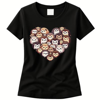Lovely Hedgehog Lover Hedgehogs Womens T-Shirt