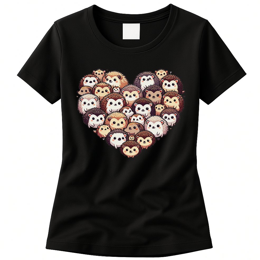 Lovely Hedgehog Lover Hedgehogs Womens T-Shirt