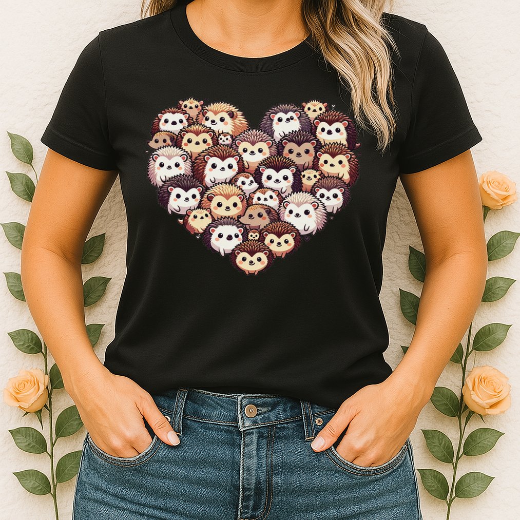 Lovely Hedgehog Lover Hedgehogs Womens T-Shirt
