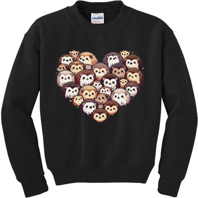 Lovely Hedgehog Lover Hedgehogs Kids Sweatshirt