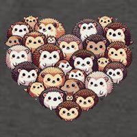 Lovely Hedgehog Lover Hedgehogs Vector Backpack