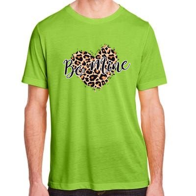 Love Heart Leopard Print Be Mine Adult ChromaSoft Performance T-Shirt