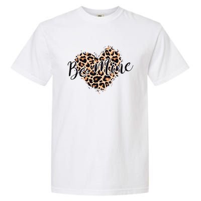 Love Heart Leopard Print Be Mine Garment-Dyed Heavyweight T-Shirt