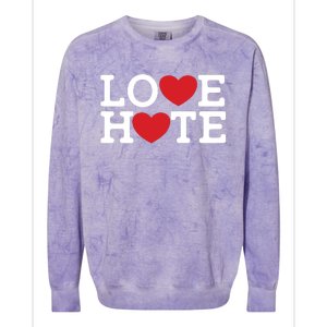 Love Hate Colorblast Crewneck Sweatshirt