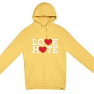 Love Hate Premium Pullover Hoodie