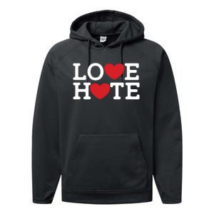 Love Hate Performance Fleece Hoodie