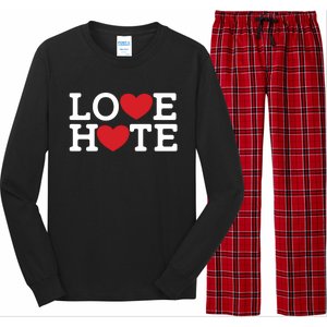 Love Hate Long Sleeve Pajama Set