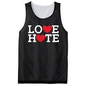 Love Hate Mesh Reversible Basketball Jersey Tank