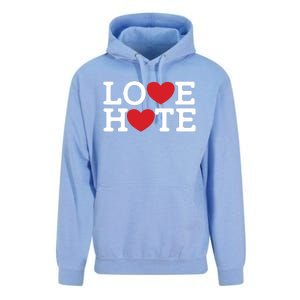 Love Hate Unisex Surf Hoodie