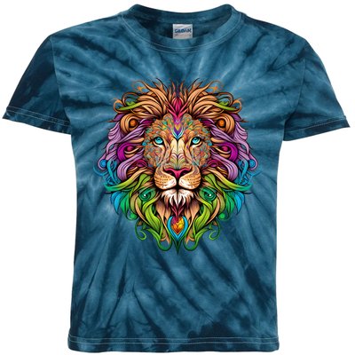 Lion Head Kids Tie-Dye T-Shirt