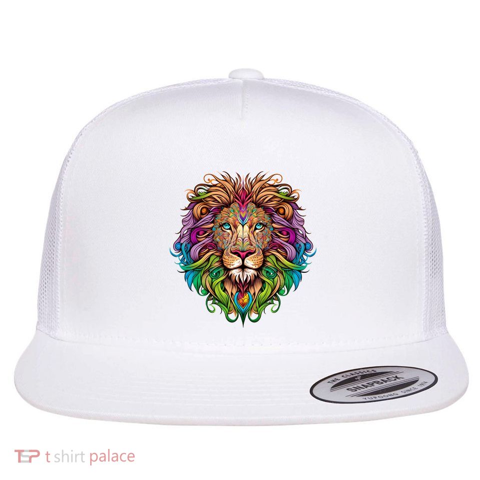 Lion Head Flatbill Hat