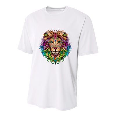 Lion Head Youth Performance Sprint T-Shirt