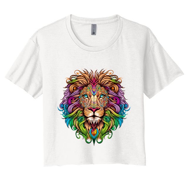 Lion Head Crop Top