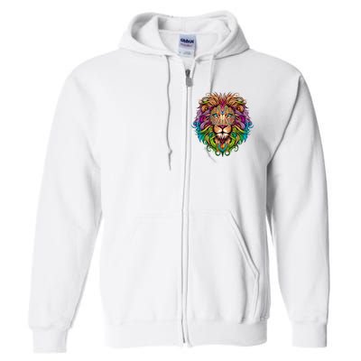 Lion Head Full Zip Hoodie