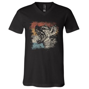 Laughing Hyena V-Neck T-Shirt