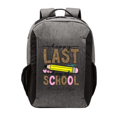 Leopard Happy Last Day Of School Graduation Teacher Student Vector Backpack