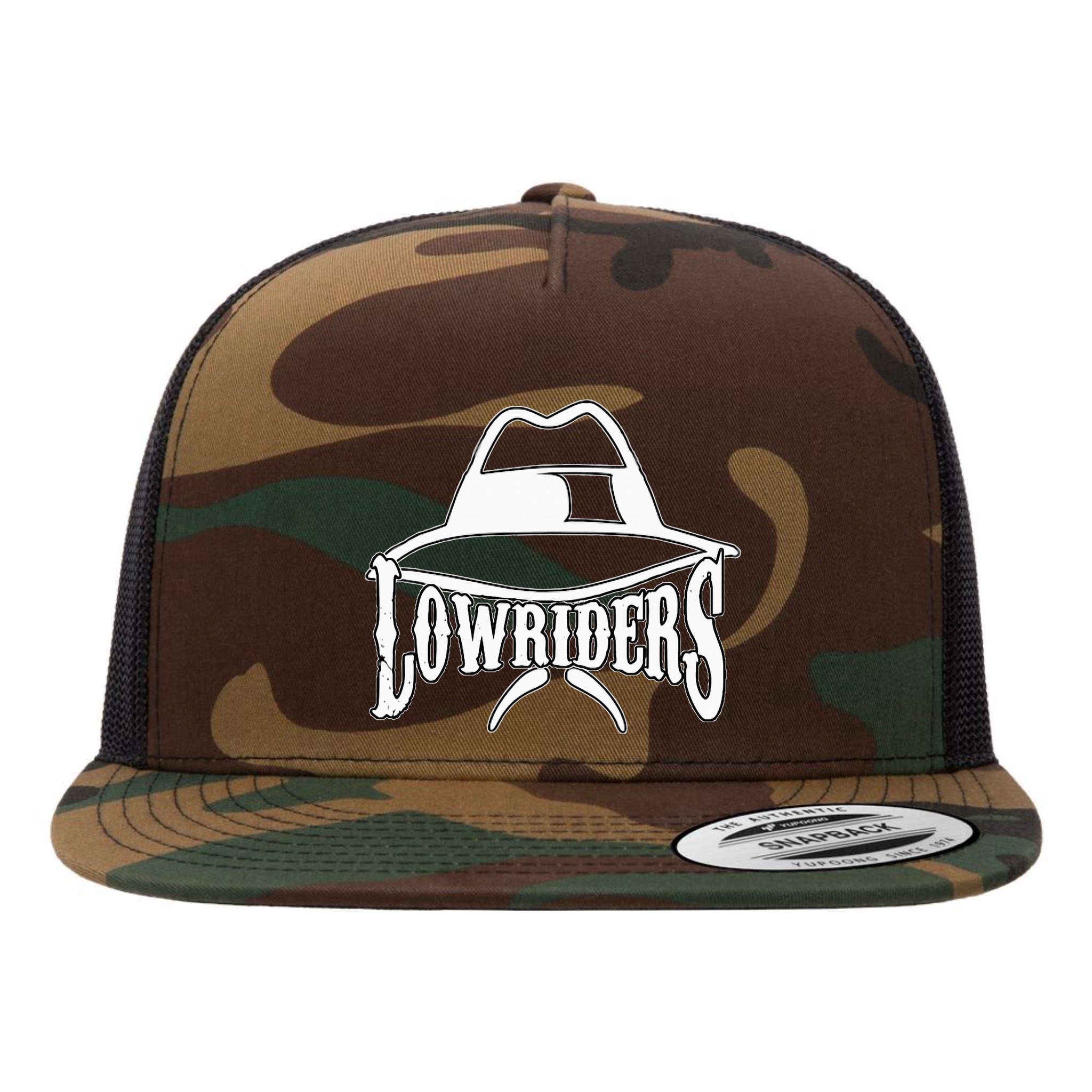 Lowrider Hat La Chicano Cholo Los Angeles Low Rider Flat