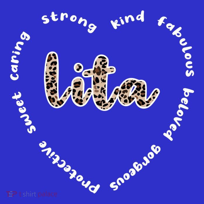 Lita Heart Lita Grandmother Appreciation Lita Grandma Great Gift Premium T-Shirt