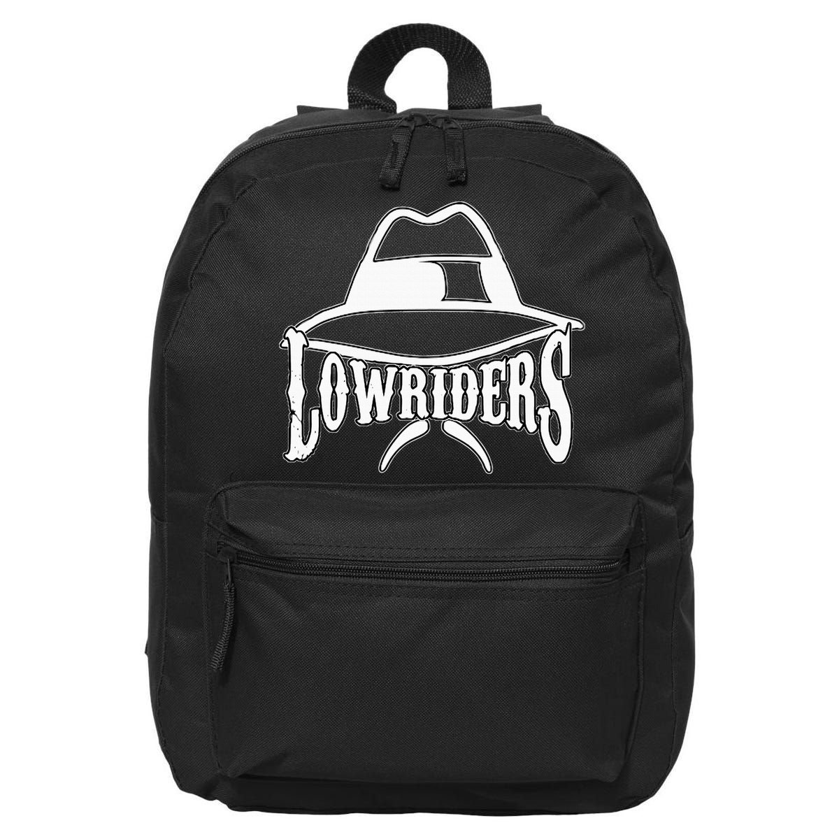 Lowrider Hat La Chicano Cholo Los Angeles Low Rider 16 in Basic Backpack