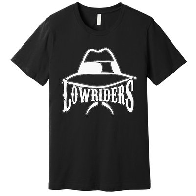 Lowrider Hat La Chicano Cholo Los Angeles Low Rider Premium T-Shirt