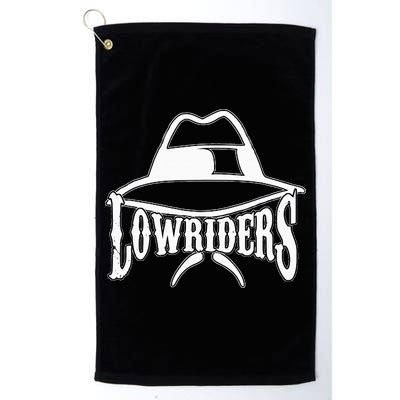 Lowrider Hat La Chicano Cholo Los Angeles Low Rider Golf Towel