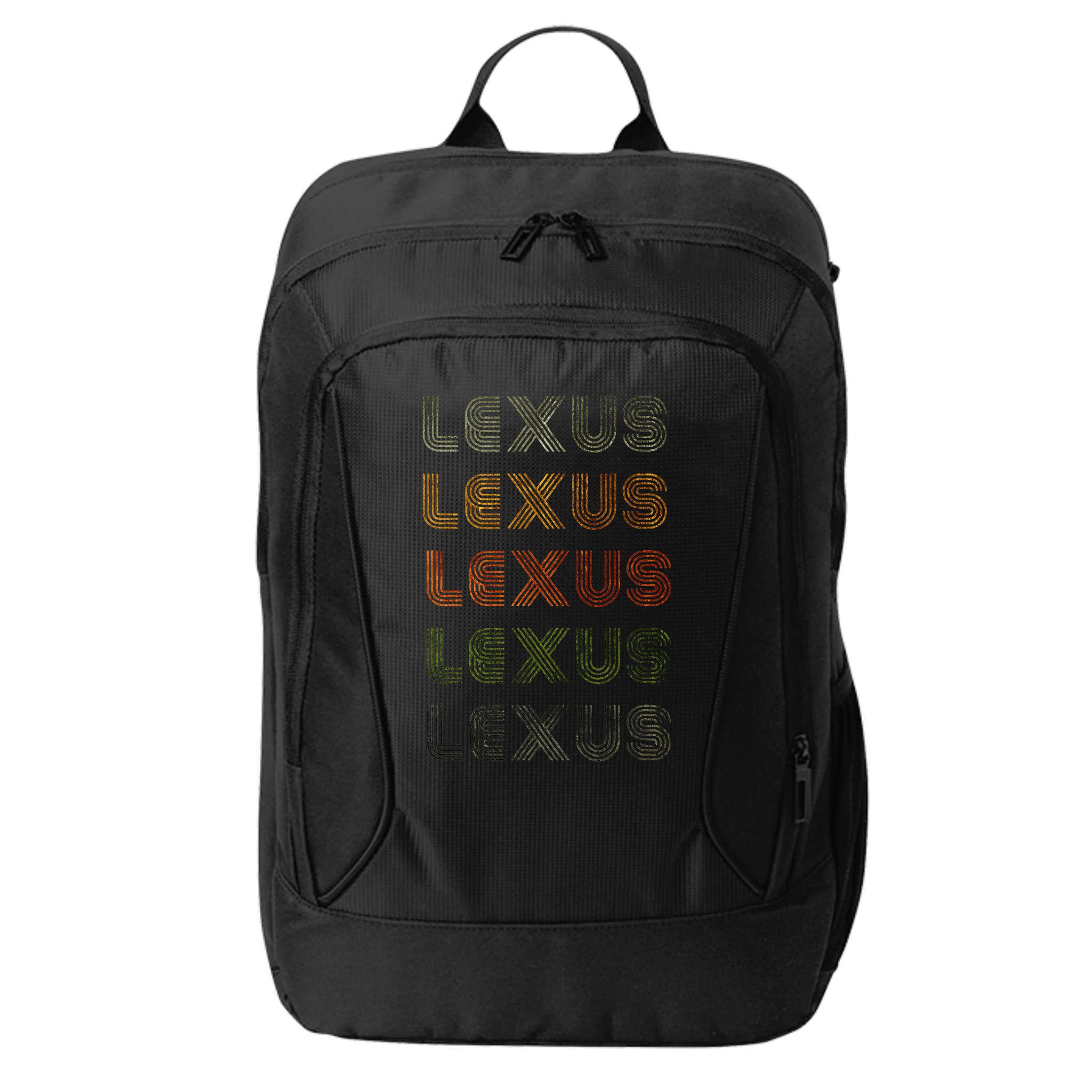 Love Heart Lexus Grunge Vintage Style Black Lexus City Backpack