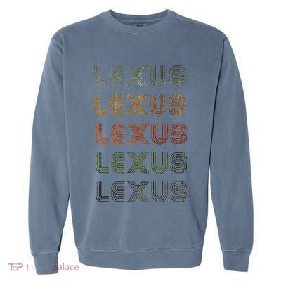 Love Heart Lexus Grunge Vintage Style Black Lexus Garment-Dyed Sweatshirt