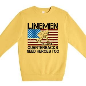 Linemen Heroes Premium Crewneck Sweatshirt