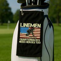 Linemen Heroes Golf Towel