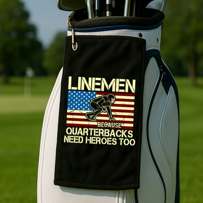 Linemen Heroes Golf Towel