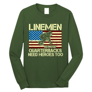 Linemen Heroes Long Sleeve Shirt